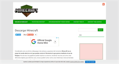 Desktop Screenshot of descargarminecraftgratis.com